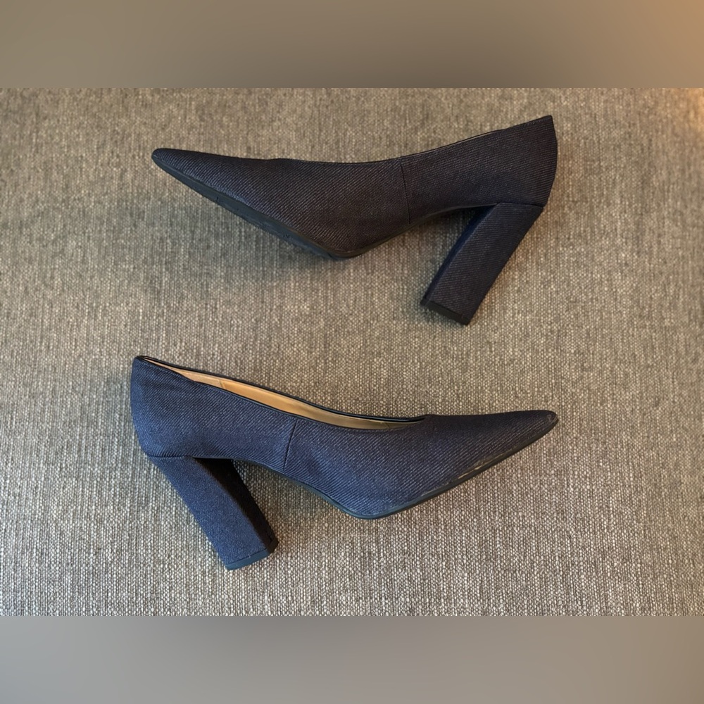 J.Renee Dark Blue Jean High Heels